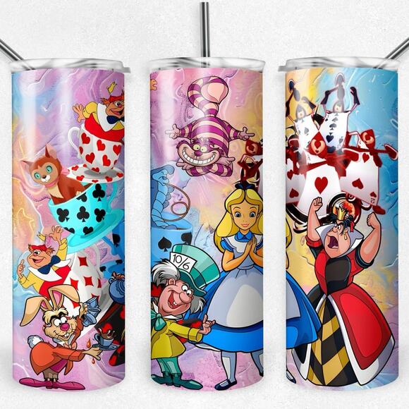Alice in Wonderland 20oz Tumbler - Picture 1 of 1